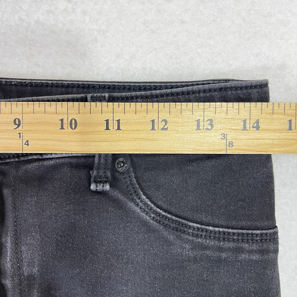 Abercrombie & Fitch Size 29/8 Harper Mid Rise Jean Legging Stretch Black - Picture 5 of 10